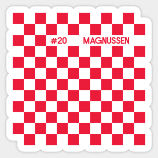 Kevin Magnussen Racing Flag - 2022 Season Sticker